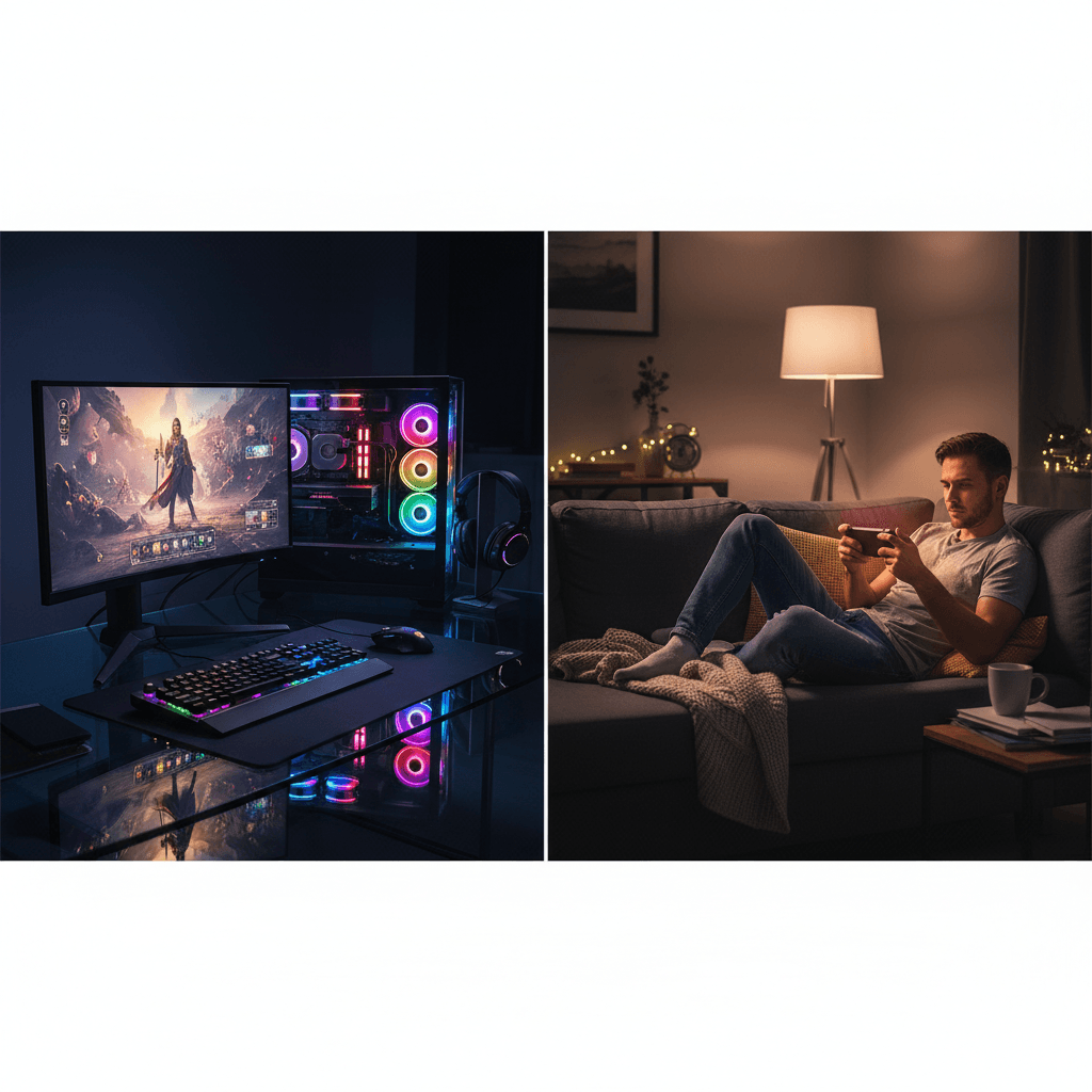 Oyuncu Setup'ı 2026: Masaüstü PC mi Handheld mi?