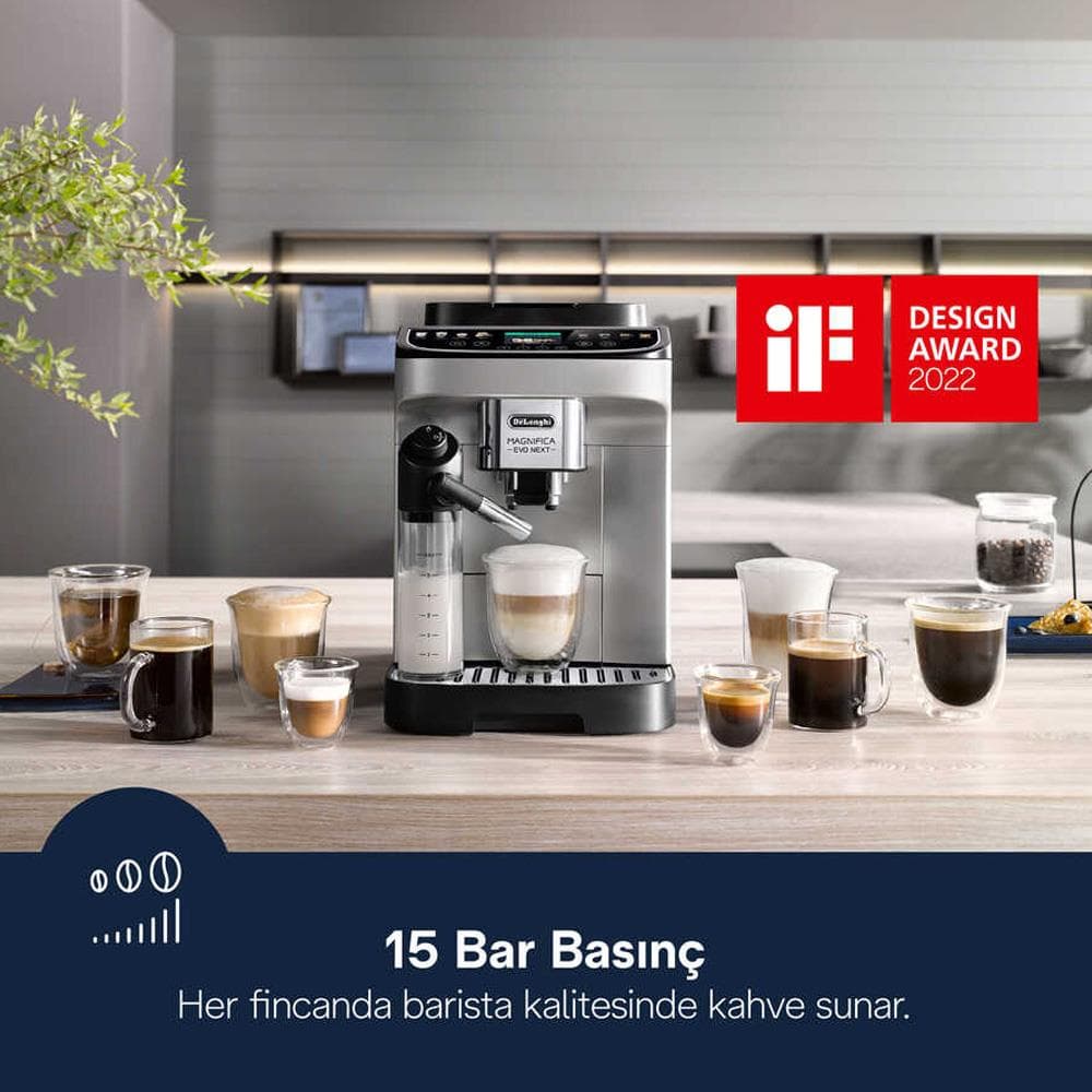 Delonghi Magnifica Evo Next ECAM310.80.SB Tam Otomatik Espresso Makinesi 2