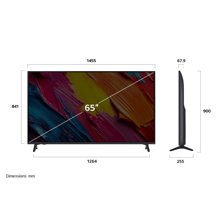 LG 65QNED70A6A 65" 4K Ultra HD QNED Smart TV 3