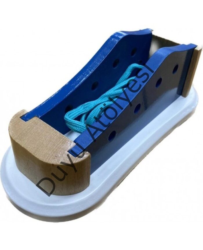 Ayakkabı Bağlama Ahşap Set - Görsel 2