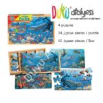 Ahşap Puzzle Okyanusta Yaşam Modeli - Görsel 2