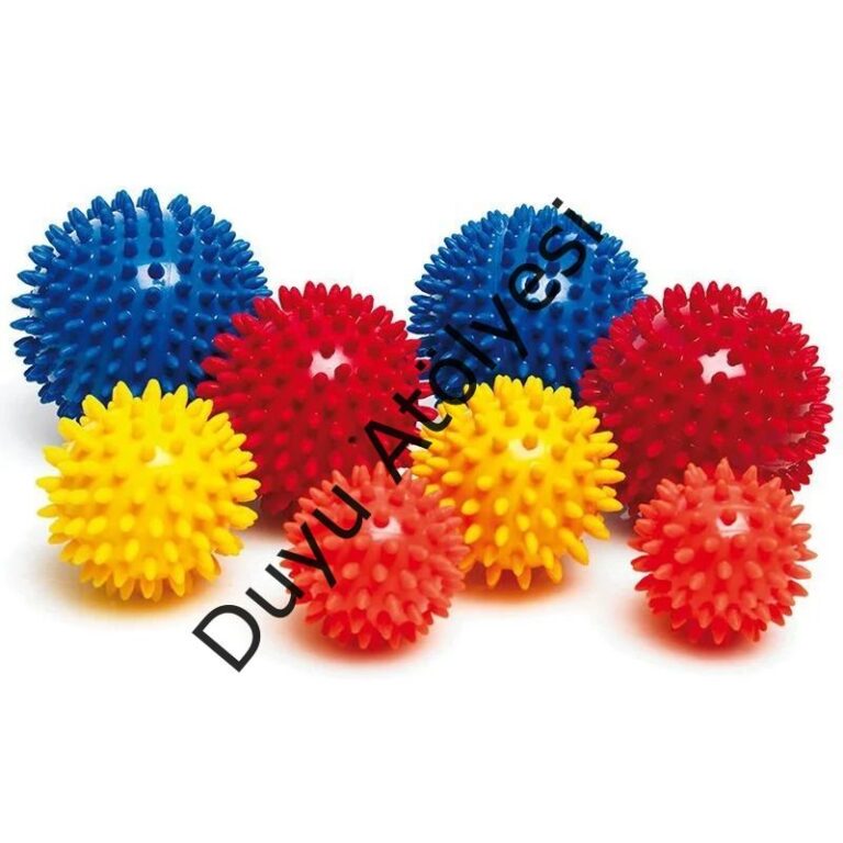 Dikenli Duyu Masaj Topu 8 cm Kirpi Model - Görsel 1