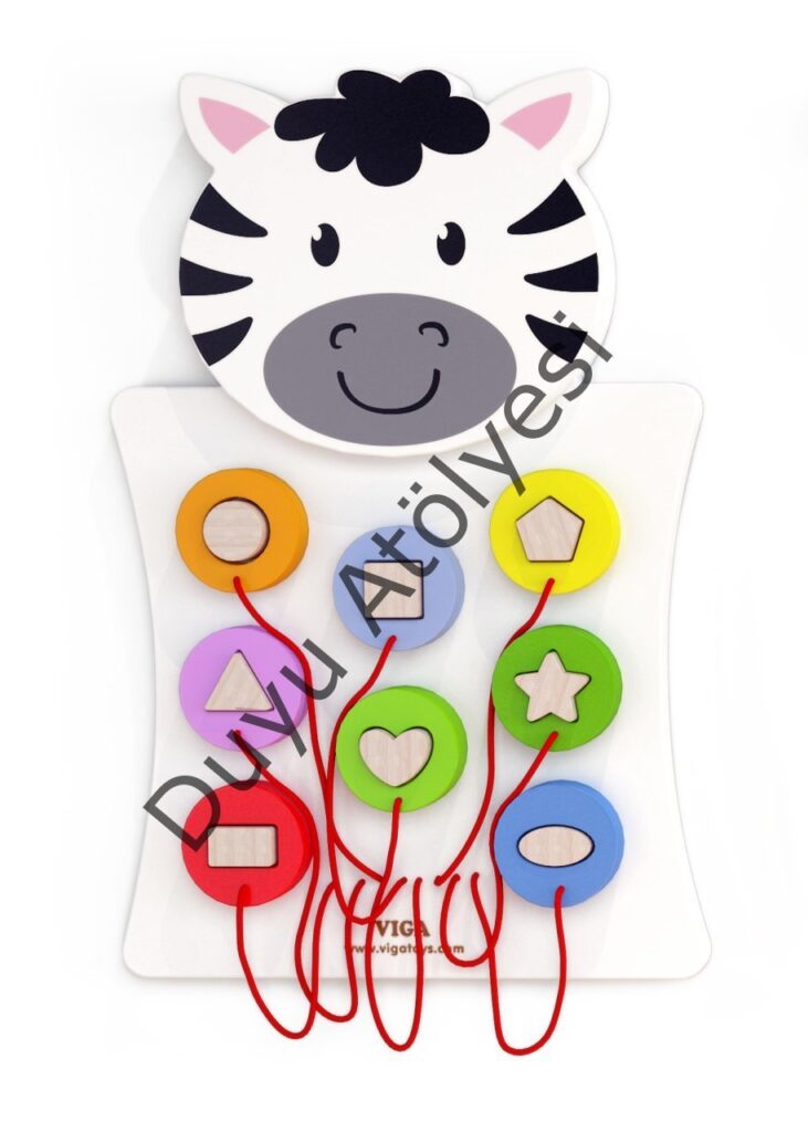 Duvar Aktivite Oyunları Zebra - Görsel 1