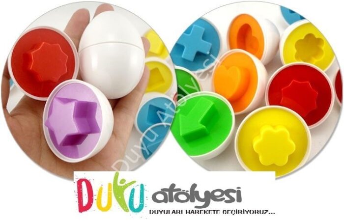 Geometrik Şekilli Yumurtalar 12 Parça - Görsel 3