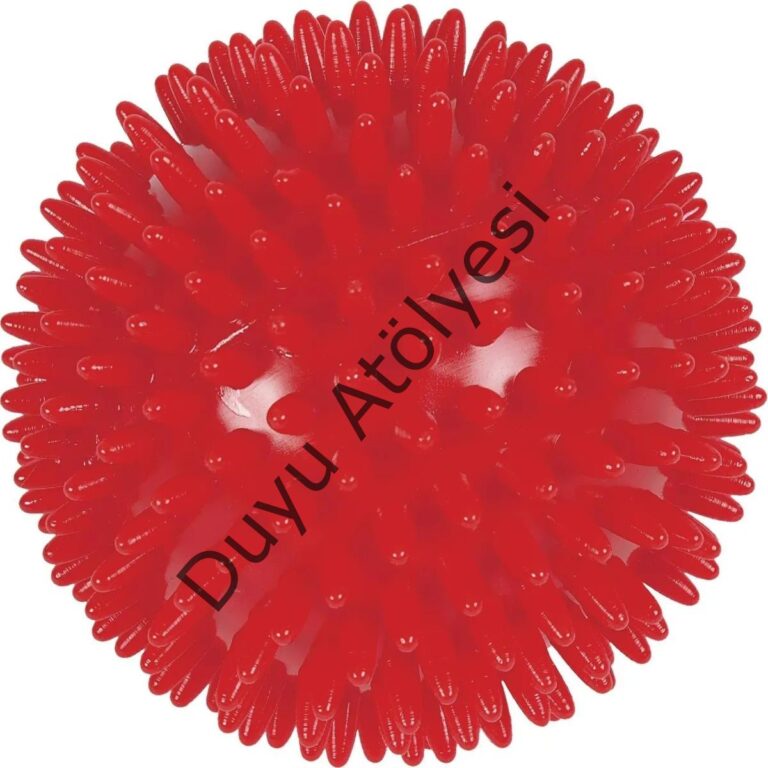 Dikenli Duyu Masaj Topu 9 cm Kirpi Model - Görsel 2
