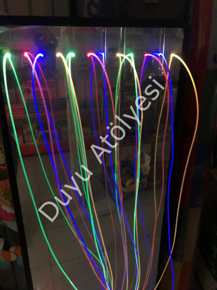 Neon Yağmuru 120 x 50 cm - Görsel 2