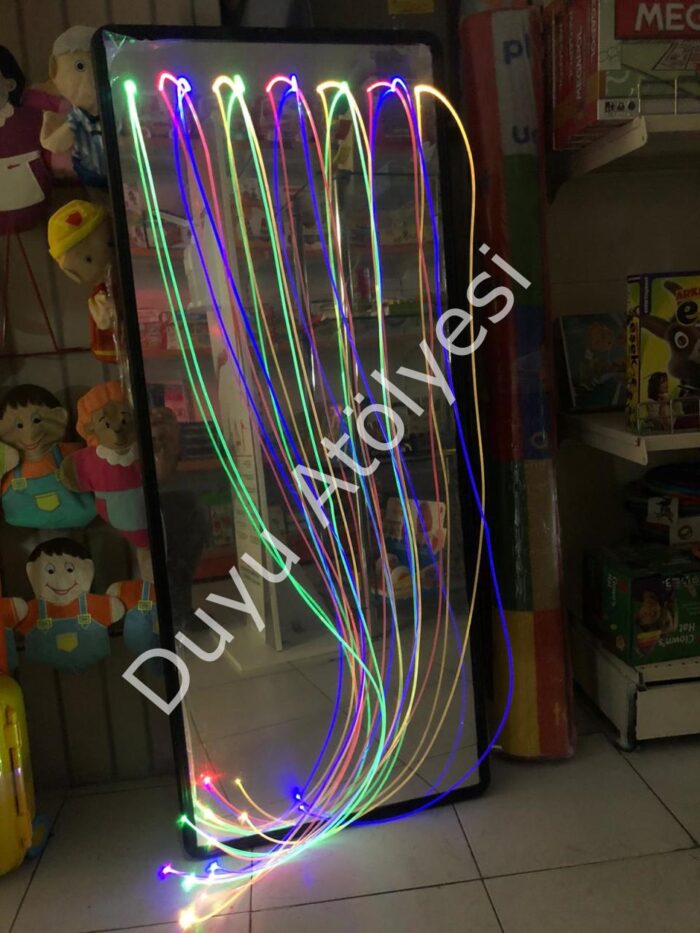 Neon Yağmuru 120 x 50 cm - Görsel 1
